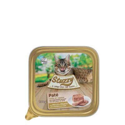 STUZZY CAT PATÈ POLLO E FEGATO 100G