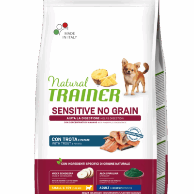 Trainer Sensitive No Grain Small&Toy Adult Trota e Patate