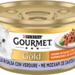 Gourmet Gold Dadini in Salsa 85gr - Vitello alla Mediterranea