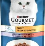 Gourmet Perle Bustine 85g - Duetti di Carne con Vitello e Anatra