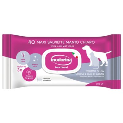 Inodorina Salviette Detergenti Manto Chiaro Tiarè