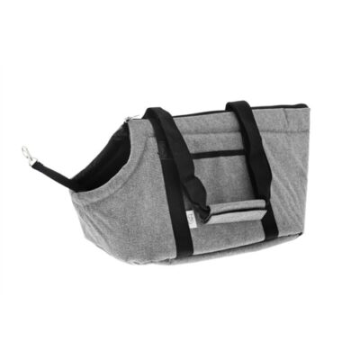 BORSA A TRACOLLA MONDO, GRIGIO