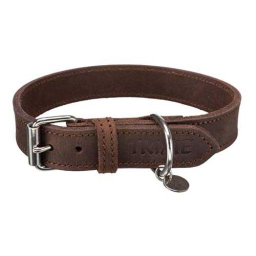 Trxie Collare Rustico Marrone - S-M, Marrone