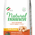 Natural Trainer Medium con Adult Pollo Fresco - 12kg