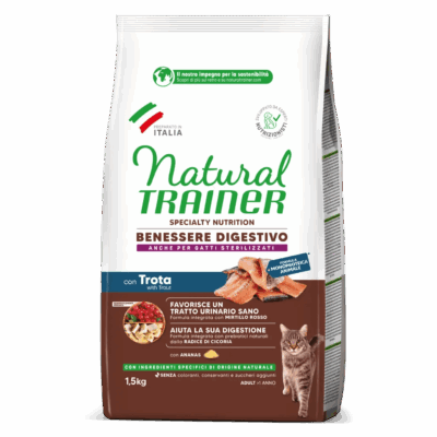 Natural Trainer Adult No Grain con Trota e Patate