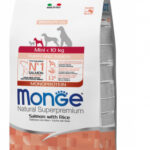 Monge Natural Superpremium Mini Puppy & Junior Monoprotein Salmone con Riso - 2,5kg
