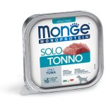 Monge Monoproteico Paté 150g – Alimento Umido Monoproteico in Vaschetta per Cani Adulti - Solo Tonno