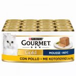 Gourmet Gold Mousse Pollo - 24x85g