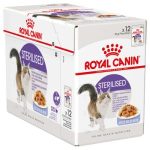Royal Canin Sterilised in Gelatina  – Alimento Umido Completo per Gatti Adulti Sterilizzati - 12x85g