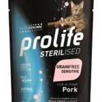 Prolife Sterilised Grain Free Adult 85g - Maiale