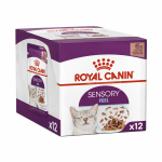 Royal Canin Sensory Feel in Salsa – Alimento Umido Completo per Gatti Adulti che Stimola il Senso del Tatto - 12x85g