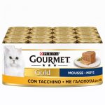 Gourmet Gold Mousse Tacchino - 24x85g