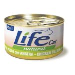 Life Cat Natural Adult Lattine 85g - Pollo con Anatra