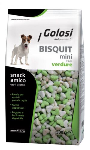 Golosi Biscotti Mini Verdure per Cani - 300g