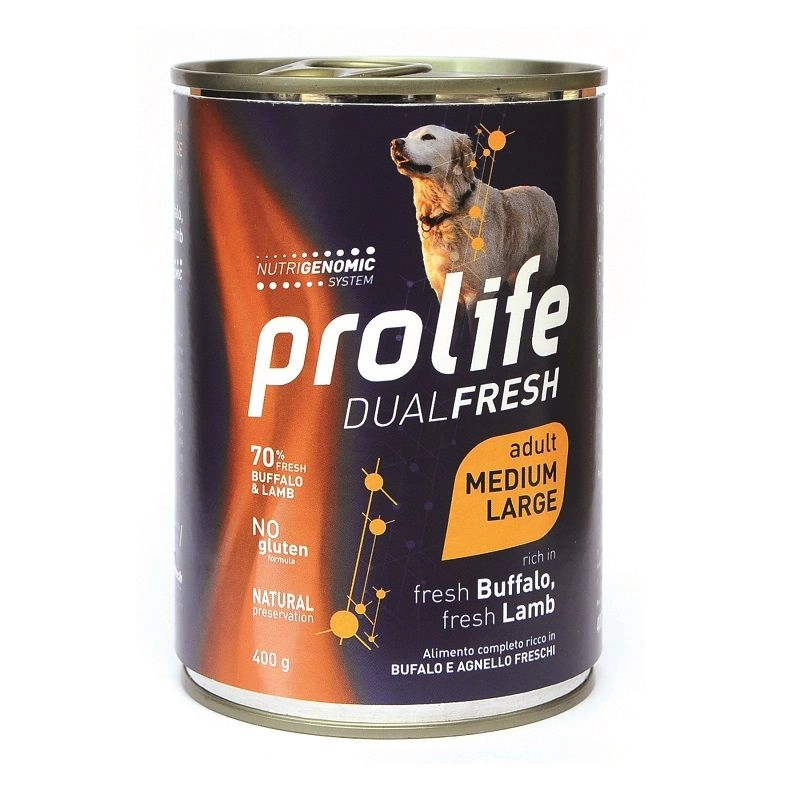 Prolife Dual Fresh Adult M/L Agnello e Bufalo 400g