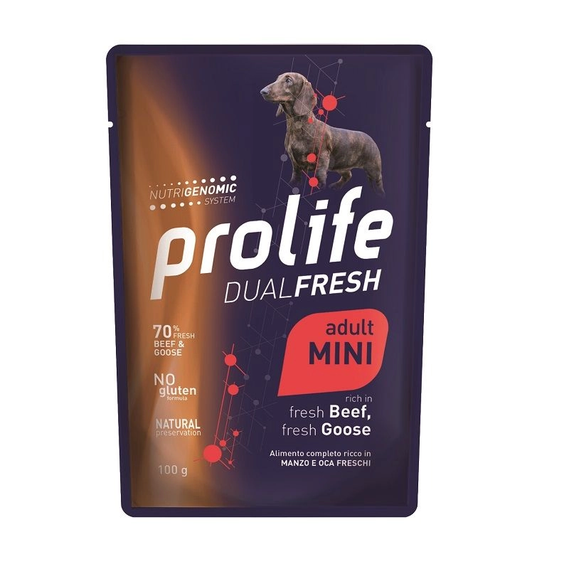 Prolife DualFresh Adult Manzo e Oca Mini 100g