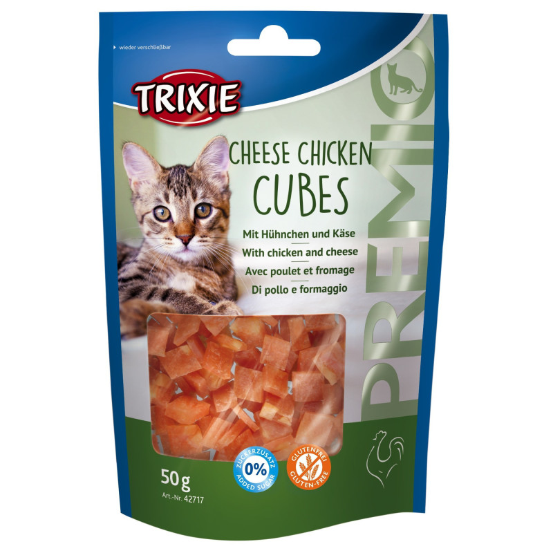 Trixie Premio Cheese Chicken Cubes 50g