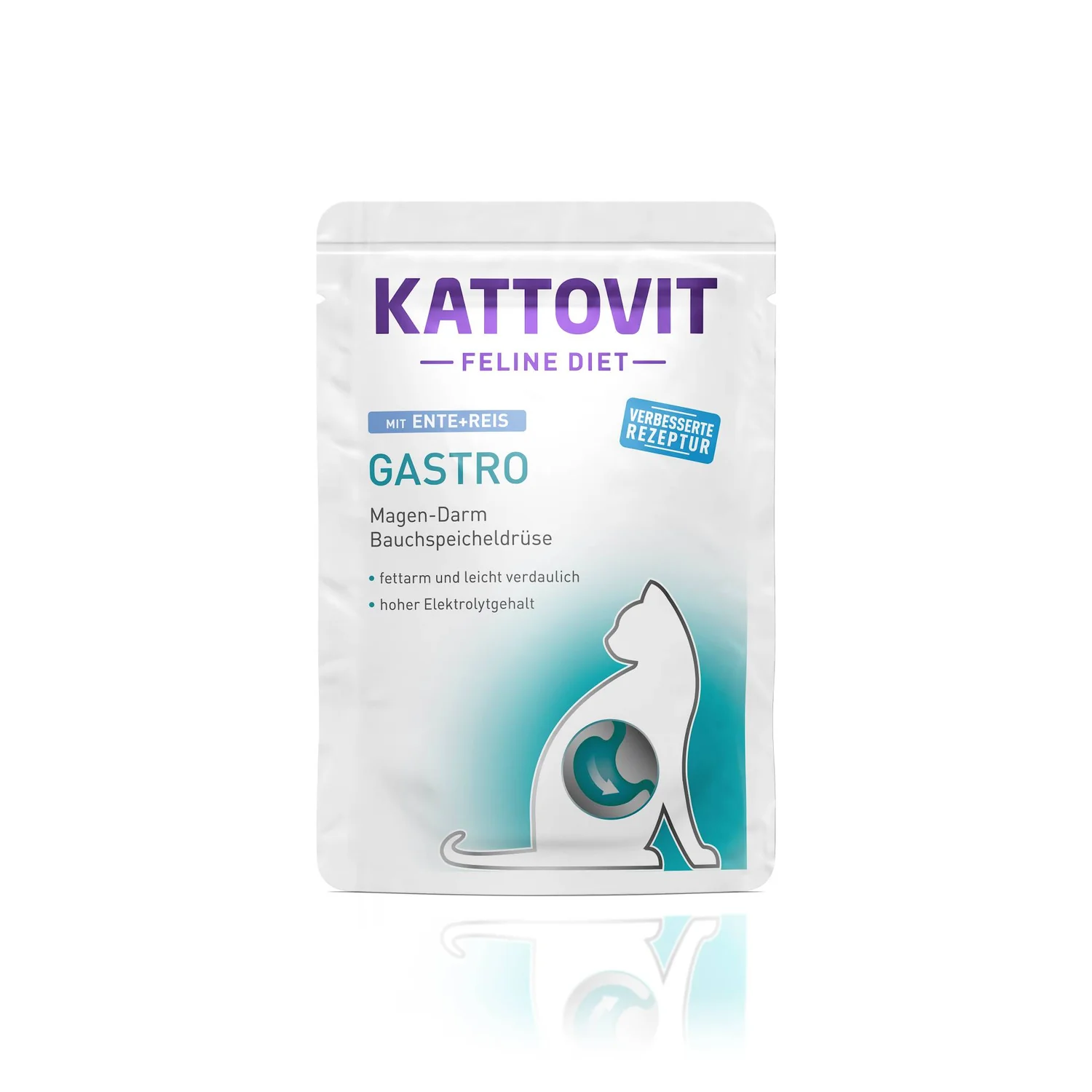 Kattovit Bocconcini in salsa Gastro Anatra e Riso 85g