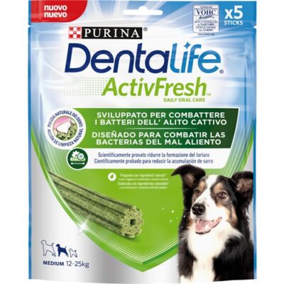 PURINA DENTALIFE ACTIVE FRESH MEDIUM 115G