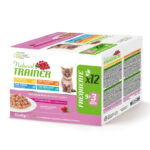Natural Trainer Multipack 12x85g - Pollo, Tacchino, Tonno, Merluzzo-Kitten