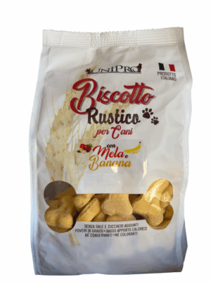Unipro - Biscotto Rustico Mela e Banana 300g