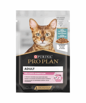 Purina Proplan Adult Delicate Pezzetti in Salsa con Pesce Dell'Oceano 85g