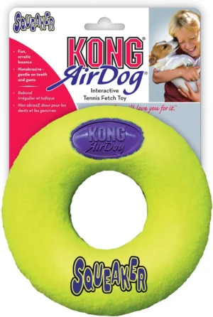 KONG Medium Air Squeaker Donut