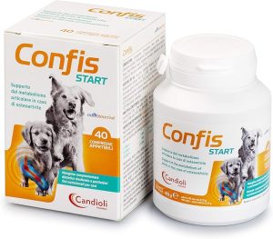 Confis Start Integratore Articolare per Cani 40 Compresse – Supporto a Mobilità, Articolazioni e Cartilagini