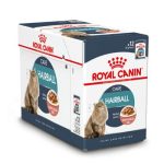 Royal Canin Hairball Care in Salsa – Alimento Umido Completo per Gatti Adulti contro i Boli di Pelo - 12x85g