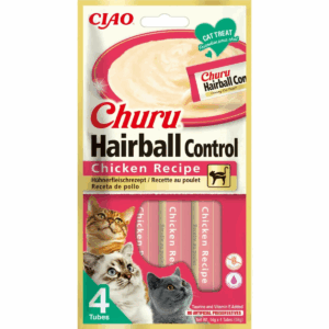 Churu Snack Cremoso Hairball con Pollo 4x14g