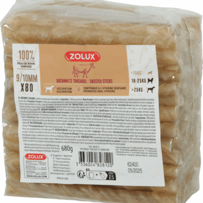 Zolux Bastoncini Attorcigliati 80pz 680gr