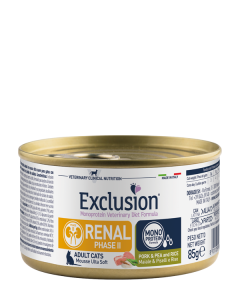Exclusion Renal Fase 2 Maiale, Piselli e Riso 85gr