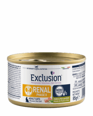 Exclusion Renal Fase 2 Maiale, Piselli e Riso 85gr