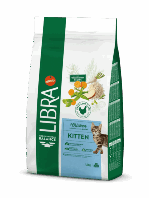 Libra Kitten Pollo e Riso 1,5Kg