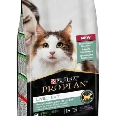Purina Proplan Liveclear Adult Sterilised Tacchino 1,5Kg