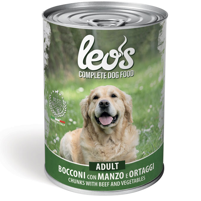 Leo’s Bocconi con Manzo e Ortaggi Adult