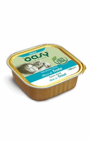 Oasy Mature&Senior Delizioso Paté Pollo con Agnello e Riso 100gr