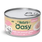 Oasy Natury in Brodo 85g - Pollo con Uova - Kitten