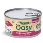 Oasy Natury in Brodo 85g - Pollo con Manzo