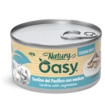 Oasy Natury in Brodo 85g - Sardine del Pacifico con Verdure