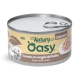 Oasy Natury in Brodo 85g - Tonnetto con Vongole