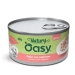 Oasy Natury Soft Jelly Lattina 85g - Pollo con Salmone