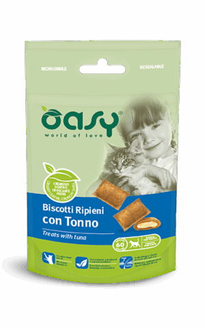 Oasy Biscotti Ripieni con Tonno 60g