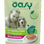 Oasy Straccetti in Salsa 100g - Tacchino e Piselli - Mature&Senior