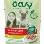 Oasy Straccetti in Salsa 100g - Manzo e Carote