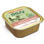Oasy Delizioso Paté per Cani 150g - Salmone e verdure - Adult