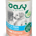 Oasy One Protein Patè 400g - Salmone - Puppy&Junior Medium/Large