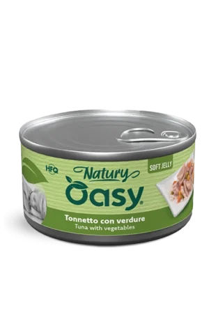 Oasy Natury Soft Jelly con Pollo, Anatra e Verdure 150gr