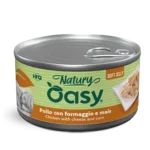 Oasy Natury Soft Jelly Lattina 150g - Pollo con Formaggio e Mais