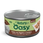 Oasy Natury Soft Jelly Lattina 150g - Pollo con Fegato e Verdure